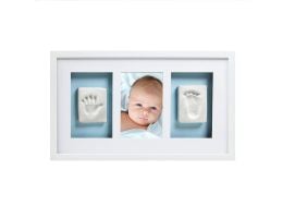 Baby 3D Abdruckset Bilderrahmen weiss Pearhead