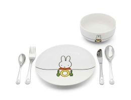 zilverstad kinderbesteck miffy set