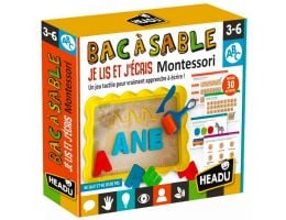 montessori-Spiel, Sandkasten zum Schreibenlernen, Spielzeug für Kinder von 3 bis 6 Jahren