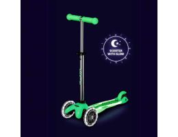 mini micro scooter, icy lime, glow in the dark