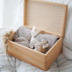 Baby-Geschenkbox Merinowolle