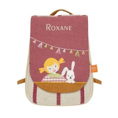 rucksack hase, mit kinder vorname