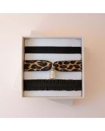 Armband Mon Petit Poids Gelbgold, Leopard