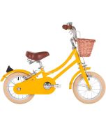 Kinder Velo Bobbin mit Stützräder 12'' für 2- bis 4-Jährige, Retro Fahrrad mit Pedalen, Gratis Versand, Schweizer Lager